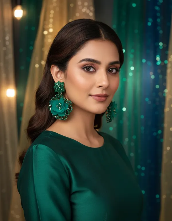 Green_Premium_Alloy_Earrings_For_Women