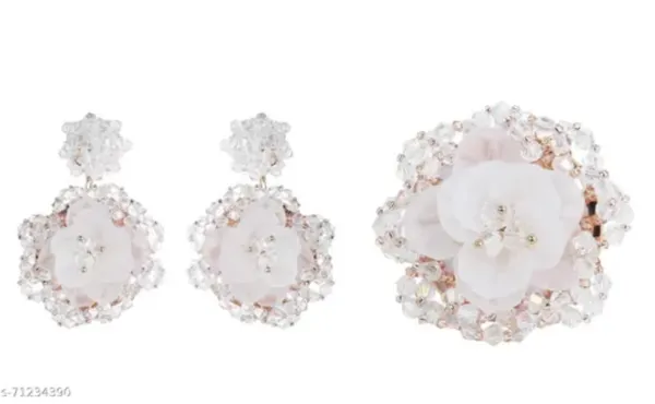 White_Premium_Alloy_Earrings_For_Women