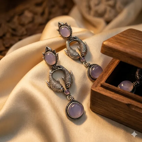 Purple_Premium_Alloy_Earrings_For_Women