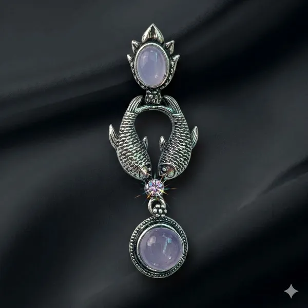 Purple_Premium_Alloy_Earrings_For_Women