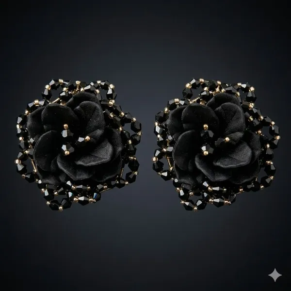 Black_Premium_Alloy_Earrings_For_Women