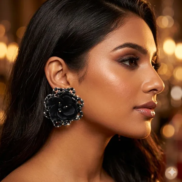 Black_Premium_Alloy_Earrings_For_Women