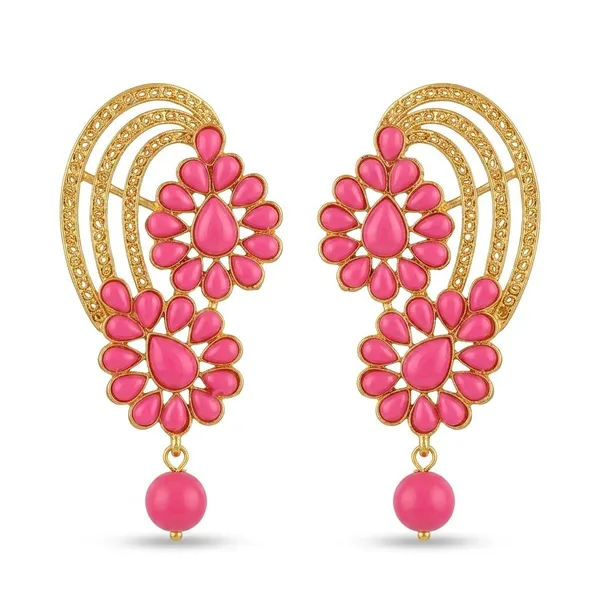 Pink_Premium_Alloy_Earrings_For_Women