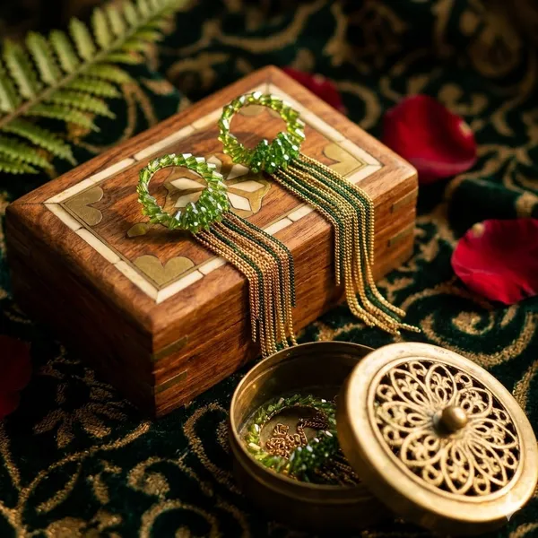 Green_Premium_Alloy_Earrings_For_Women