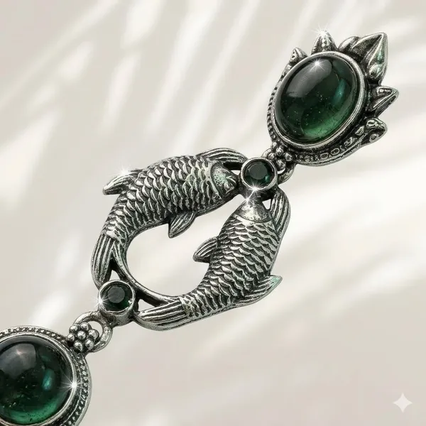 Green_Premium_Alloy_Earrings_For_Women