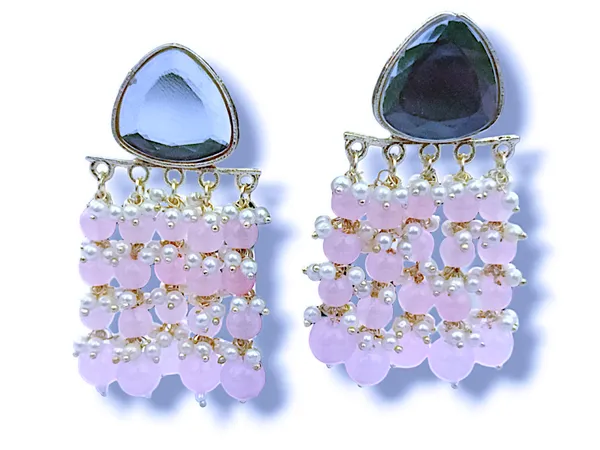 Light_Pink_Premium_Alloy_Earrings_For_Women