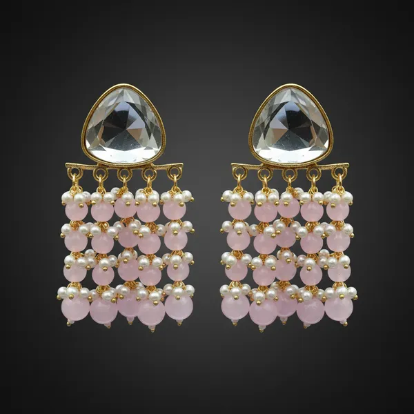 Light_Pink_Premium_Alloy_Earrings_For_Women