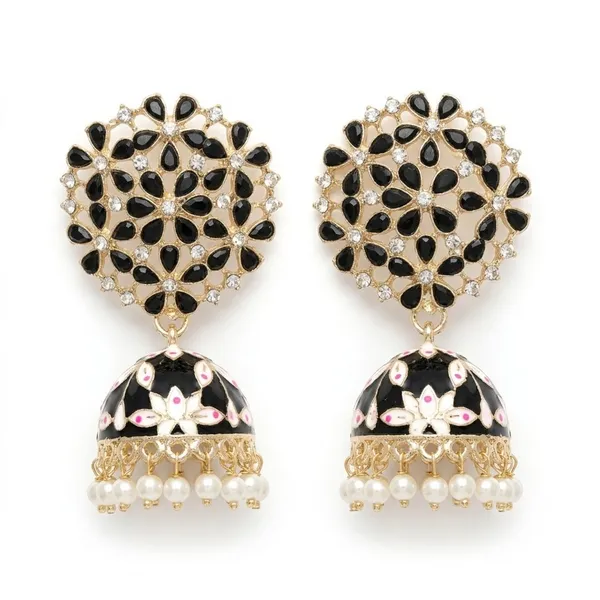 Black_Premium_Alloy_Earrings_For_Women