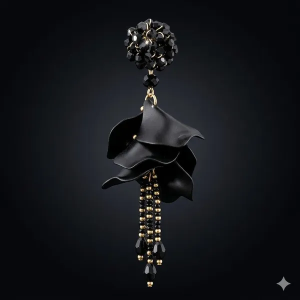 Black_Premium_Alloy_Earrings_For_Women