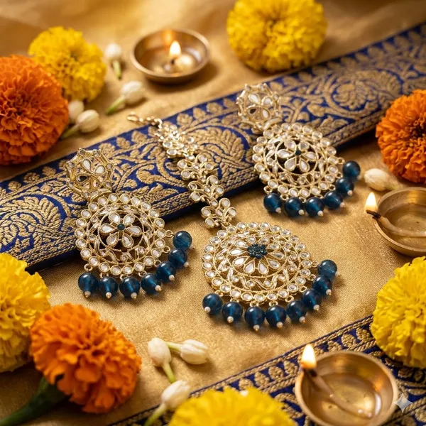 Gold_And_Blue_Premium_Alloy_Maang_Tika_Sets_For_Women