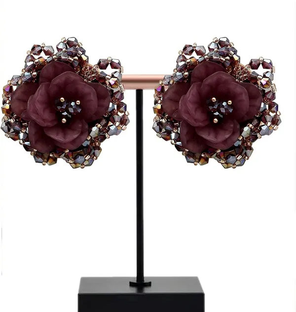 Purple_Premium_Alloy_Earrings_For_Women
