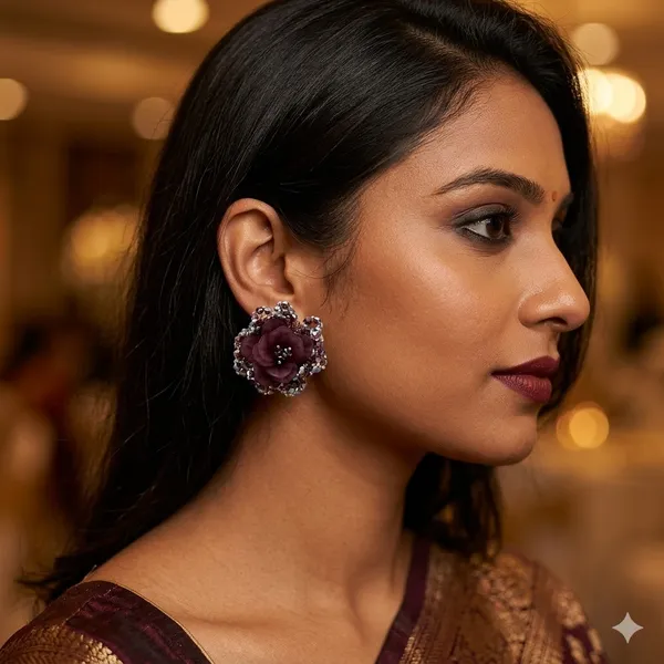 Purple_Premium_Alloy_Earrings_For_Women
