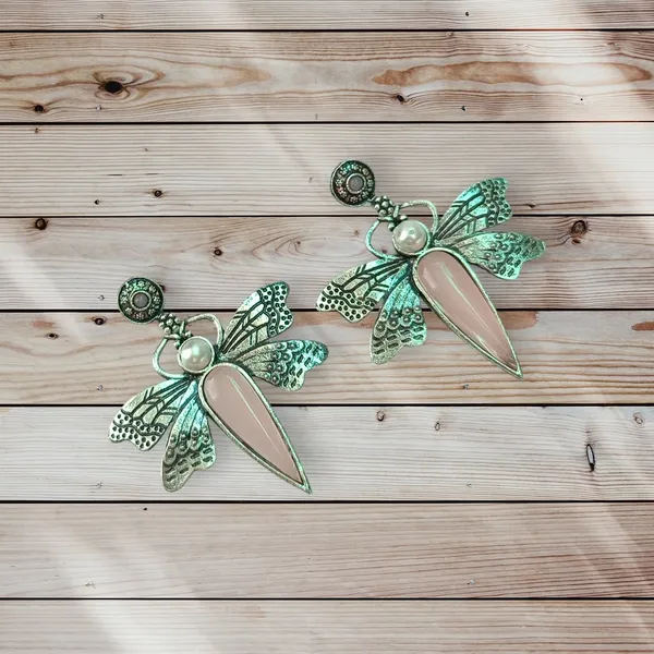 Pink_Premium_Alloy_Earrings_For_Women