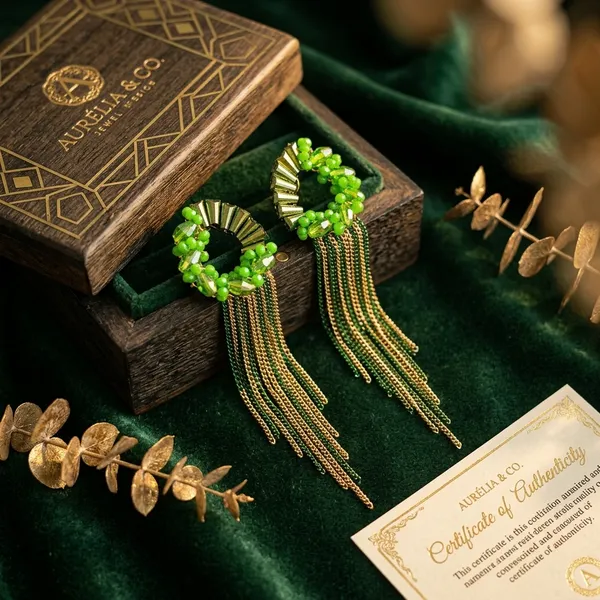 Green_Premium_Alloy_Earrings_For_Women
