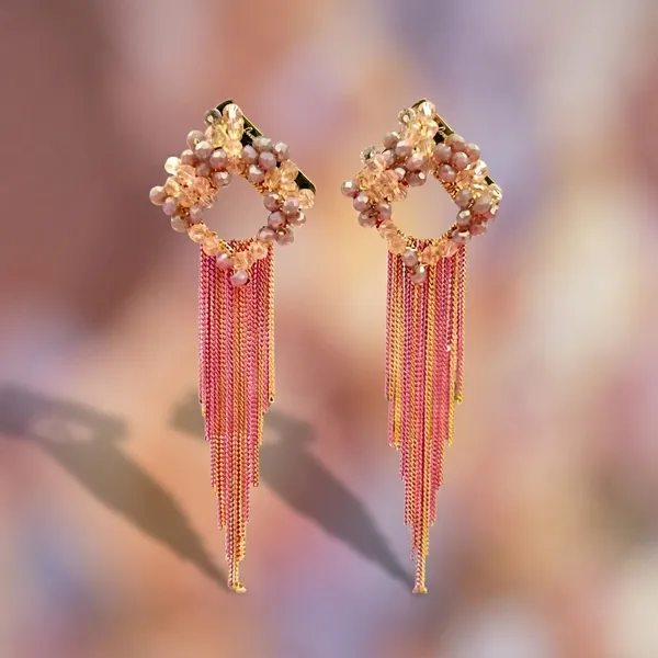 Pink_Premium_Alloy_Earrings_For_Women