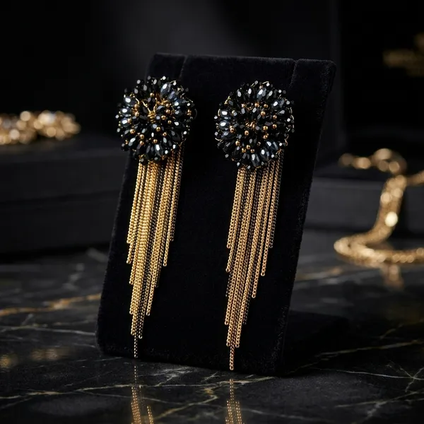 Black_Premium_Alloy_Earrings_For_Women