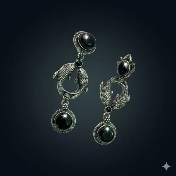 Black_Premium_Alloy_Earrings_For_Women