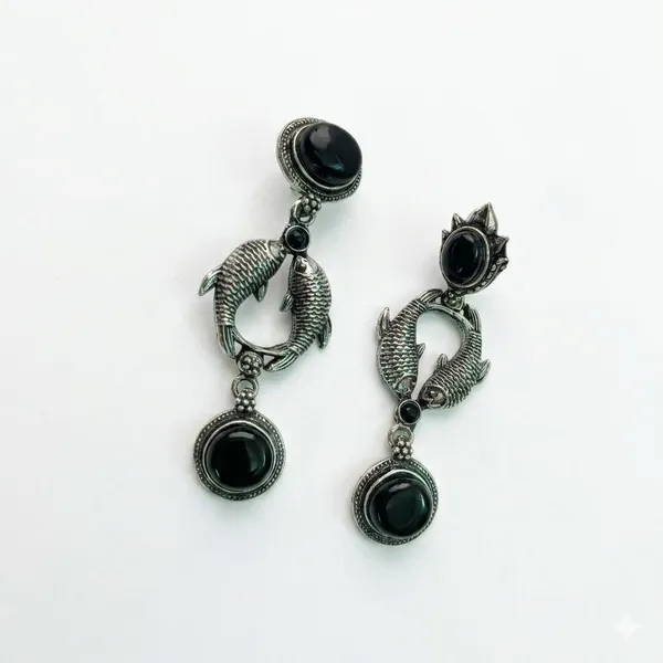 Black_Premium_Alloy_Earrings_For_Women