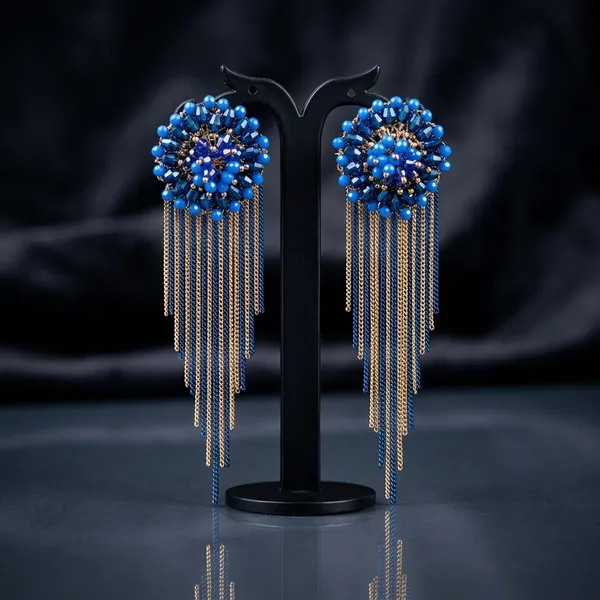 Blue_Premium_Alloy_Earrings_For_Women