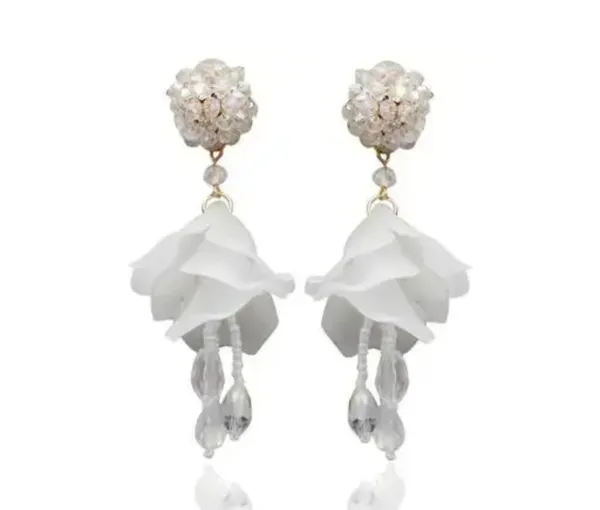 White_Premium_Alloy_Earrings_For_Women