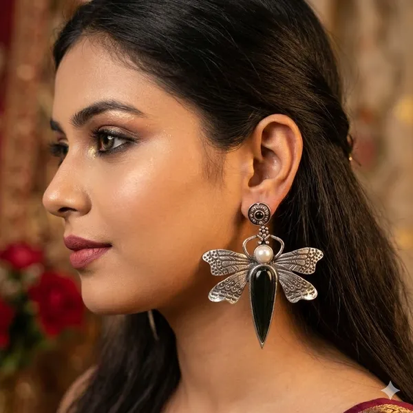 Black_Premium_Alloy_Earrings_For_Women