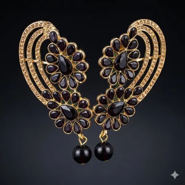 Black_Premium_Alloy_Earrings_For_Women
