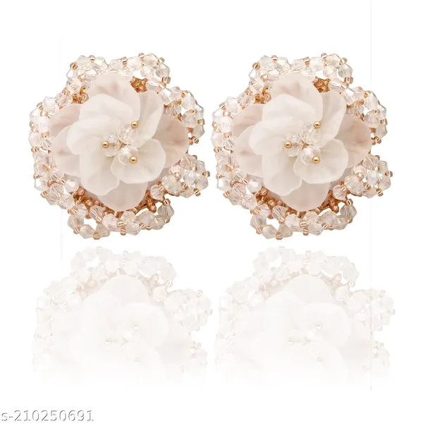 White_Premium_Alloy_Earrings_For_Women