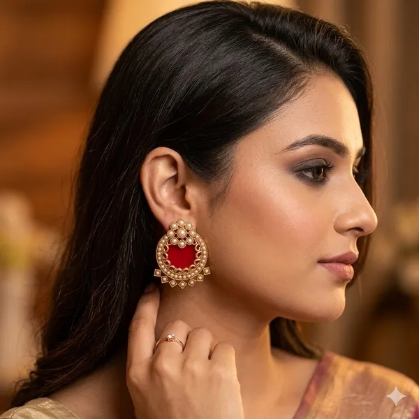Gold_Premium_Alloy_Earrings_For_Women