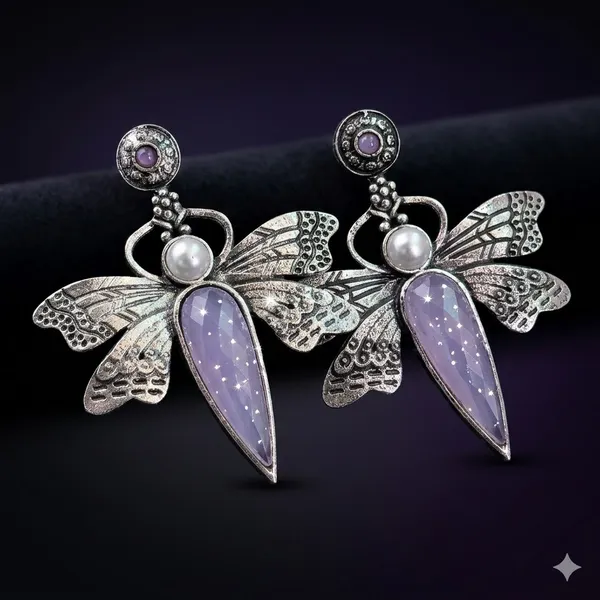 Purple_Premium_Alloy_Earrings_For_Women