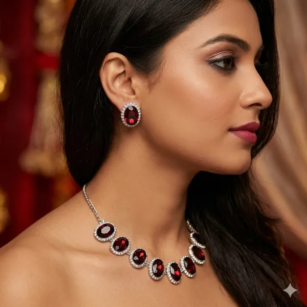 Maroon_Premium_Alloy_Necklace_Sets_For_Women