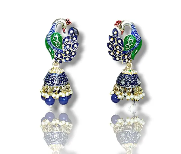 Blue_Premium_Alloy_Earrings_For_Women