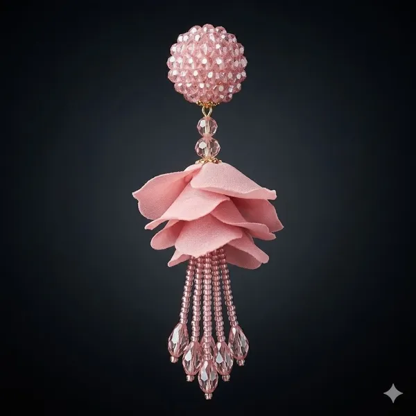 Pink_Premium_Alloy_Earrings_For_Women