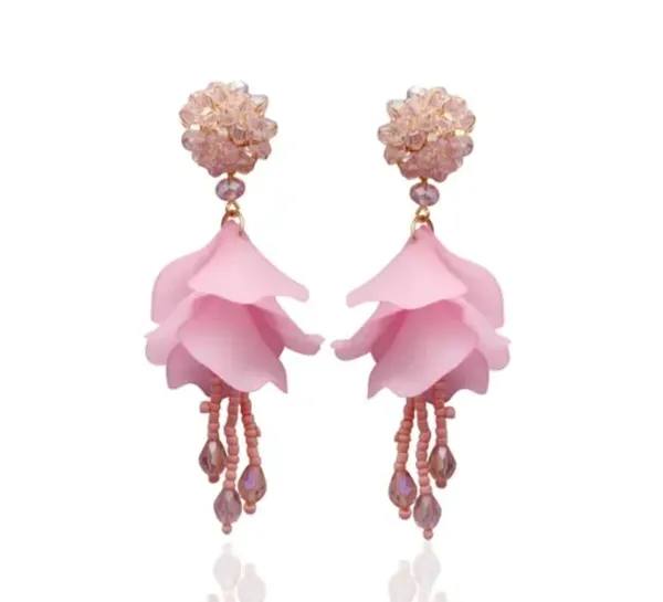 Pink_Premium_Alloy_Earrings_For_Women