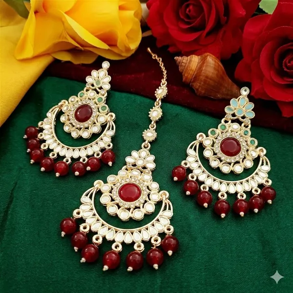 Maroon_Premium_Alloy_Maang_Tika_Sets_For_Women
