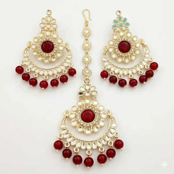 Maroon_Premium_Alloy_Maang_Tika_Sets_For_Women