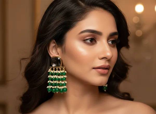 Green_Premium_Alloy_Earrings_For_Women