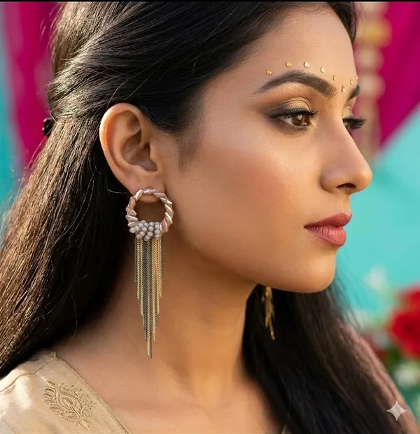 Grey_Premium_Alloy_Earrings_For_Women