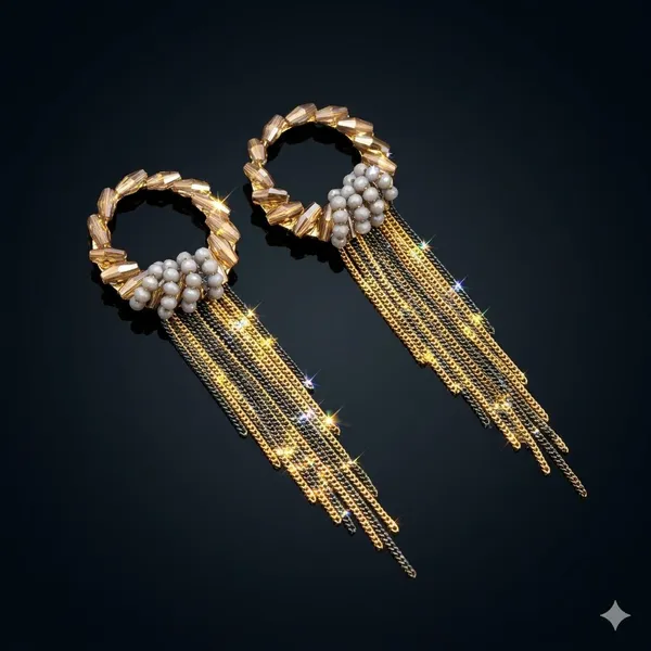Grey_Premium_Alloy_Earrings_For_Women