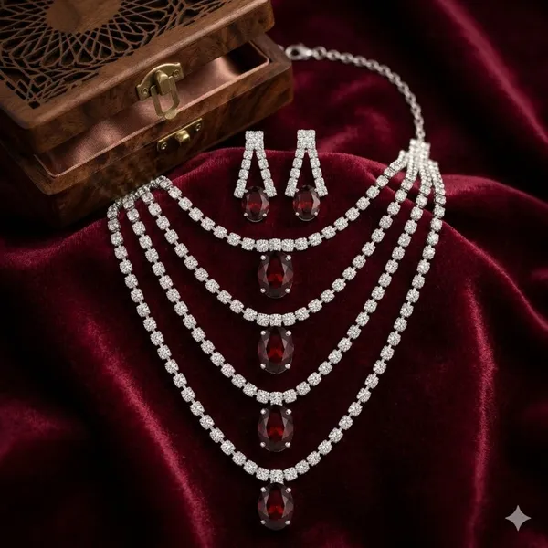 Red_Premium_Alloy_Necklace_Sets_For_Women