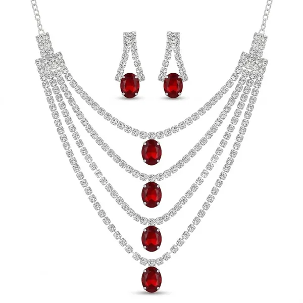 Red_Premium_Alloy_Necklace_Sets_For_Women
