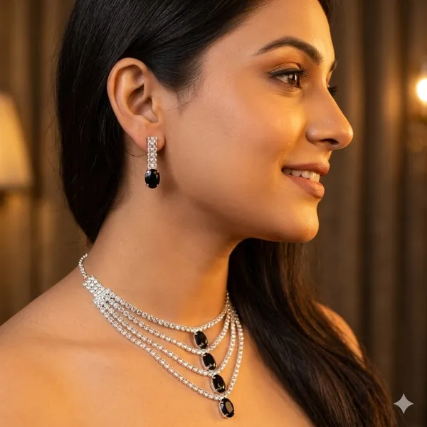 Black_Premium_Alloy_Necklace_Sets_For_Women