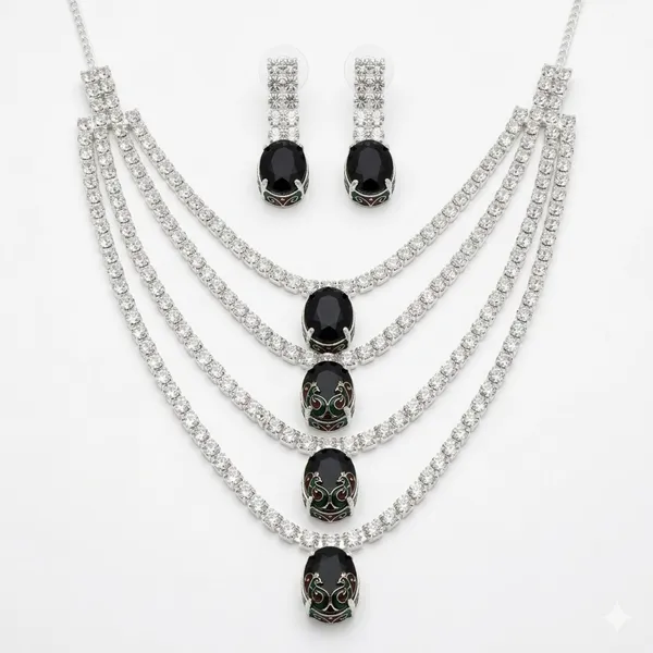 Black_Premium_Alloy_Necklace_Sets_For_Women