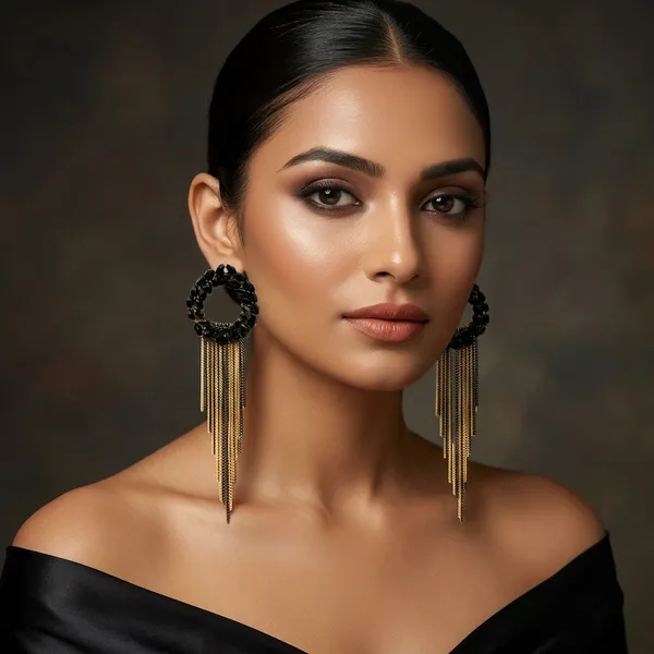 Black_Premium_Alloy_Earrings_For_Women
