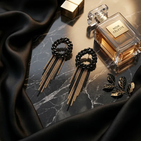 Black_Premium_Alloy_Earrings_For_Women