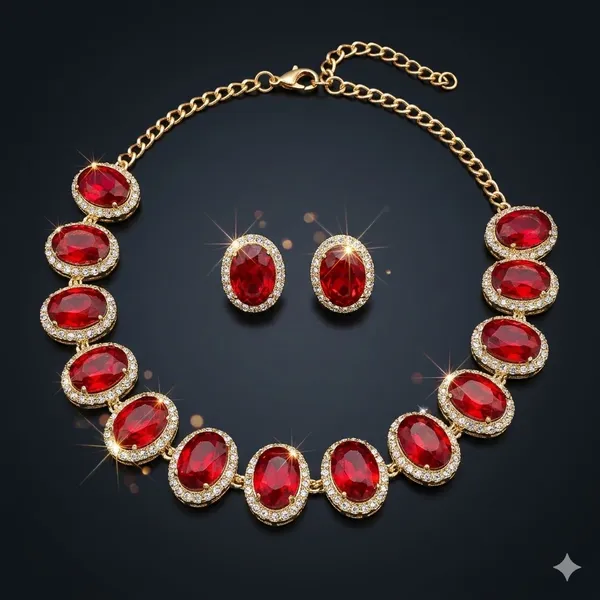 Red_Premium_Alloy_Necklace_Sets_For_Women