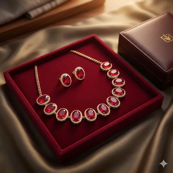 Red_Premium_Alloy_Necklace_Sets_For_Women