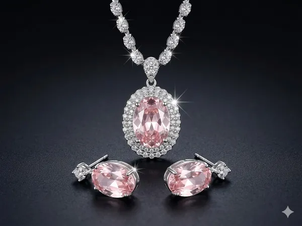 Pink_Premium_Alloy_Pendant_Sets_For_Women
