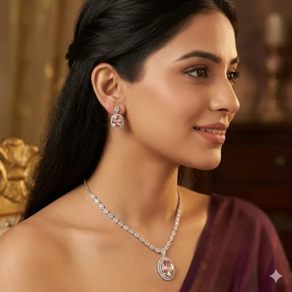 Pink_Premium_Alloy_Pendant_Sets_For_Women