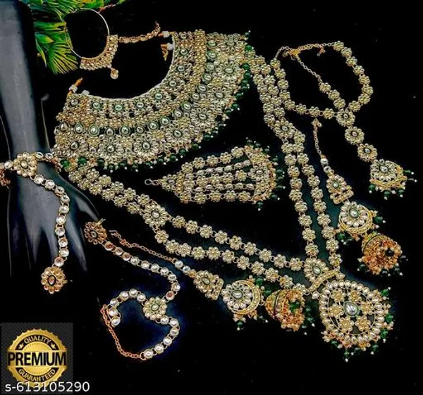 Green_Premium_Copper_Jewelry_Set_For_Women