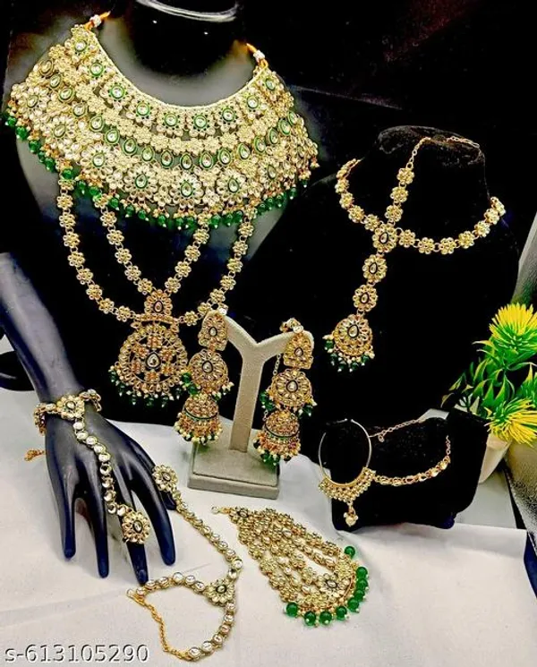 Green_Premium_Copper_Jewelry_Set_For_Women